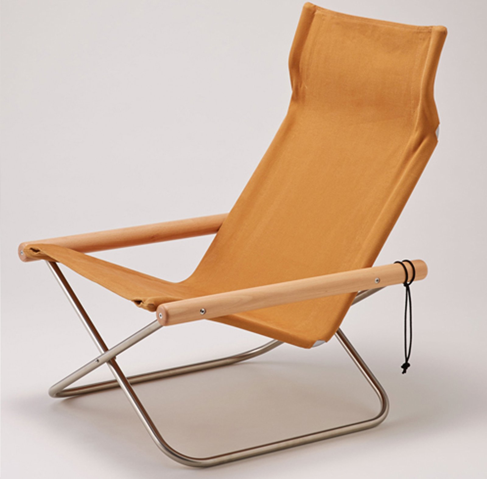 NY Folding Chair X Lounge - Takeshi Nii Nychair X - Natural / Super Normal  Objects